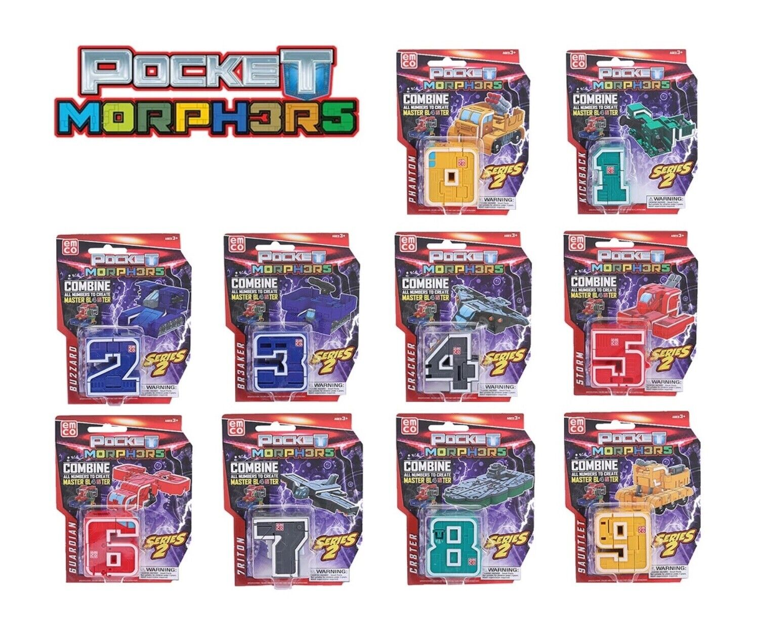 Pocket Morphers ass. 1 stk.