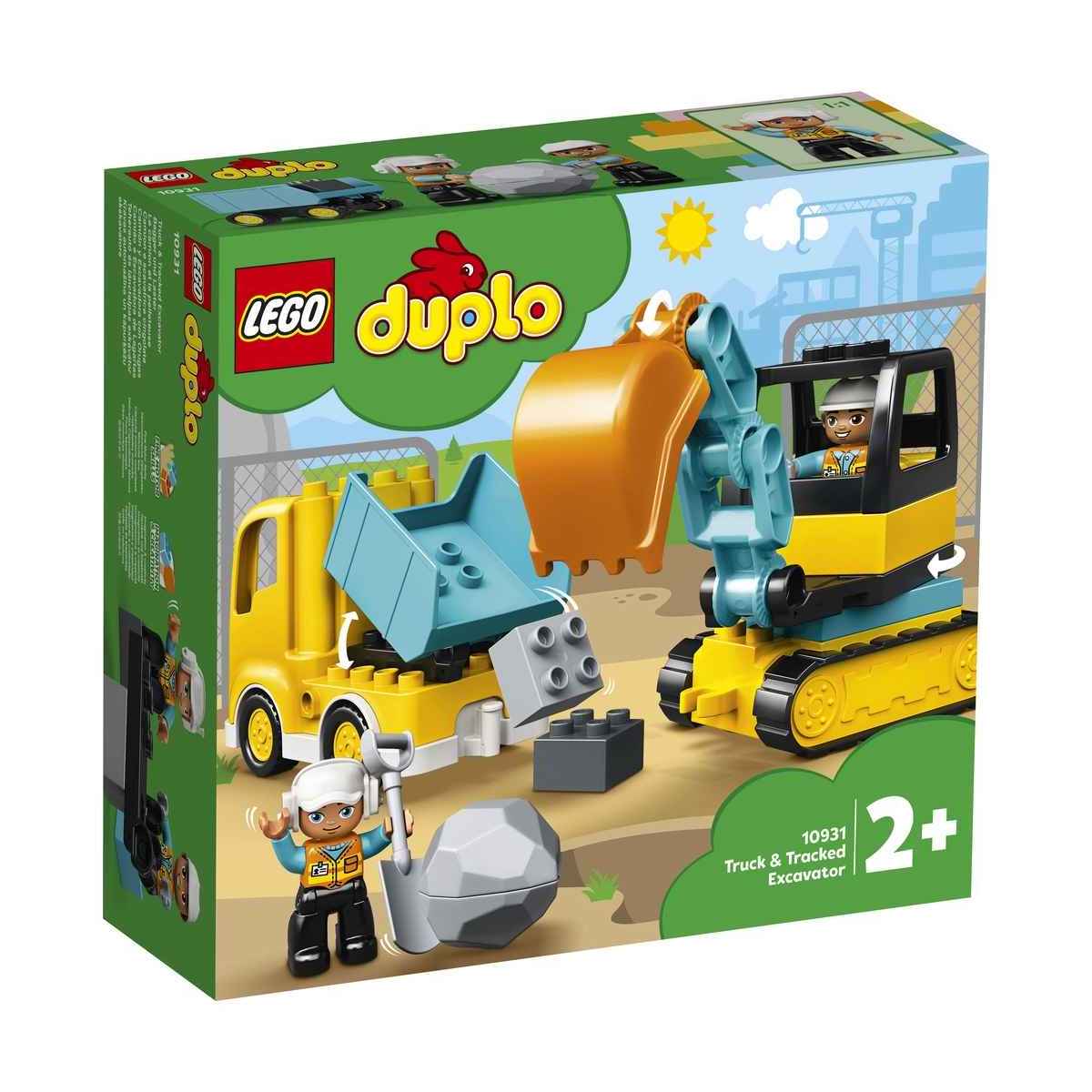 LEGO® Duplo Town Lastbil og gravemaskine på larvefødder 10931