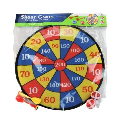 Sikkerheds dartspil med velcro