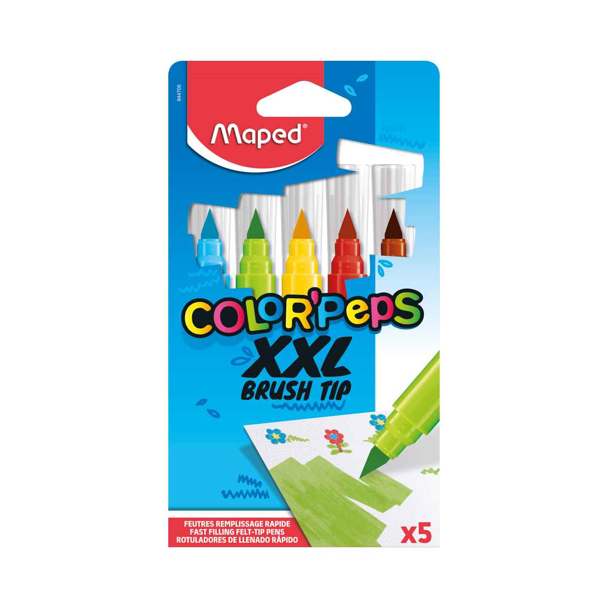 Maped Color'Peps XXL jumbo penseltusser 5 stk.