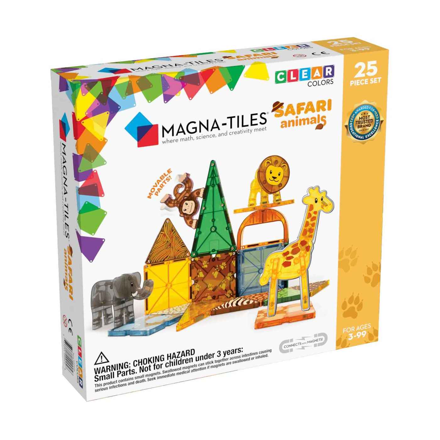 Magna-Tiles Safari Animals, 25 dele