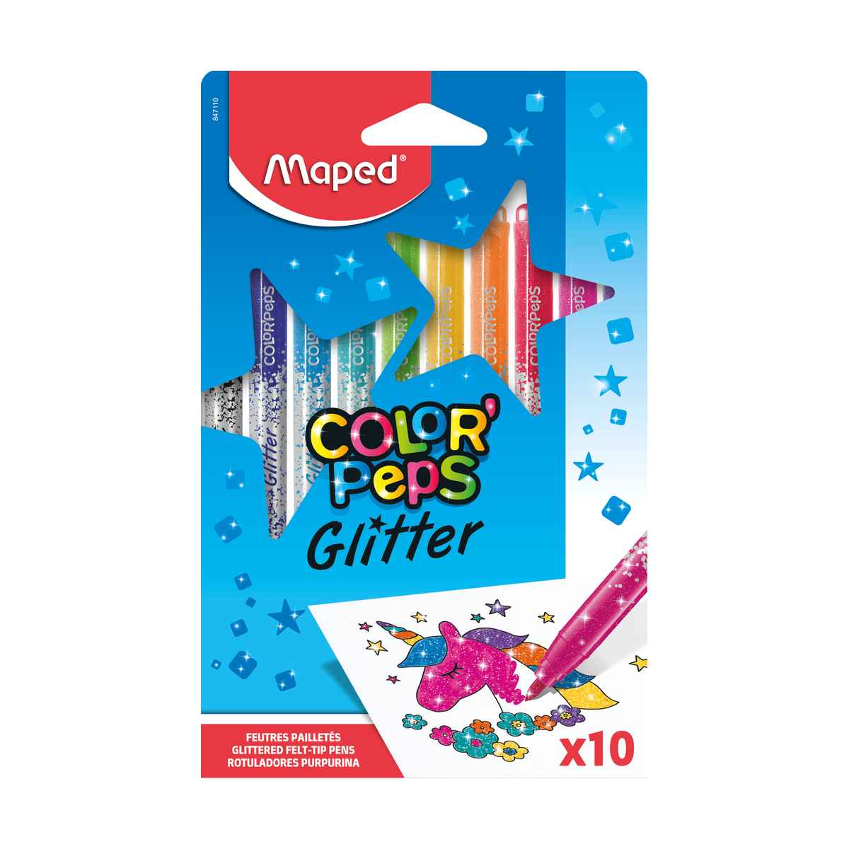 Maped Color'Peps Glittertusser 8 stk.