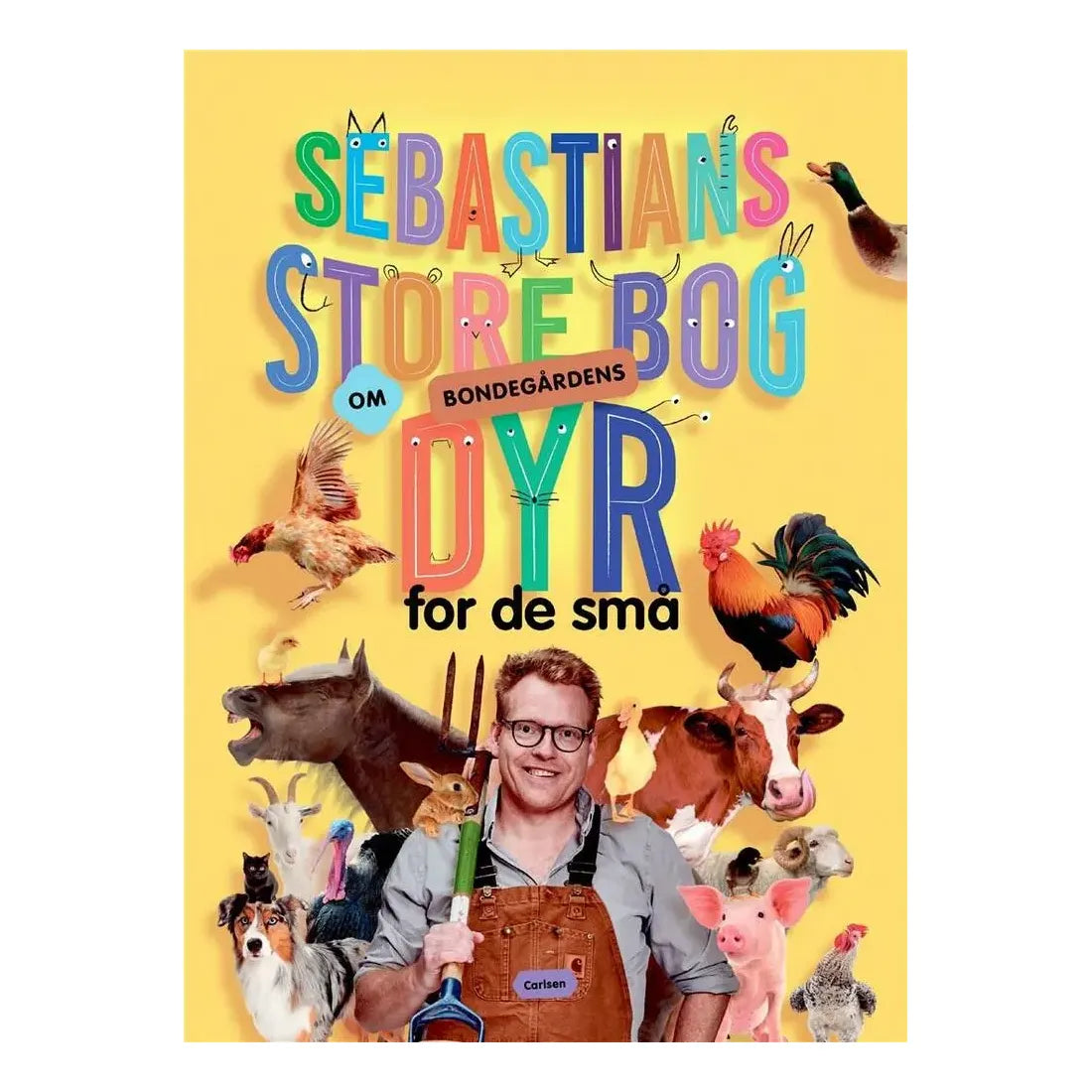 Sebastians store bog om bondegårdens dyr for de små