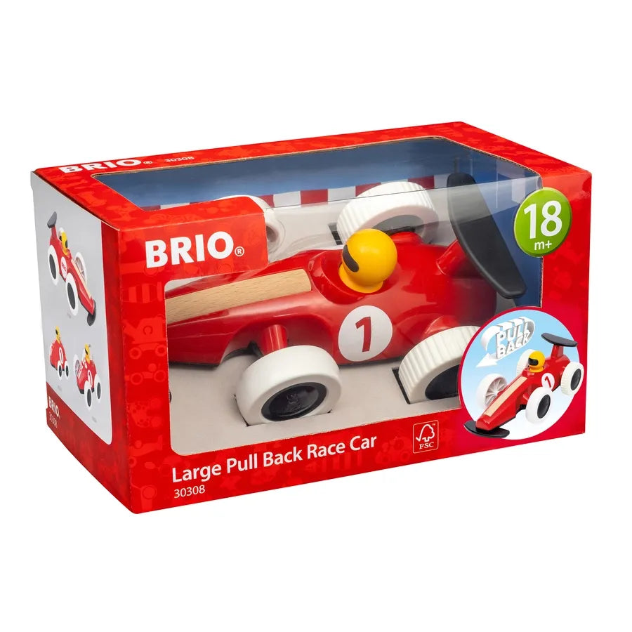 BRIO® Pull Back Race Car stor 30308