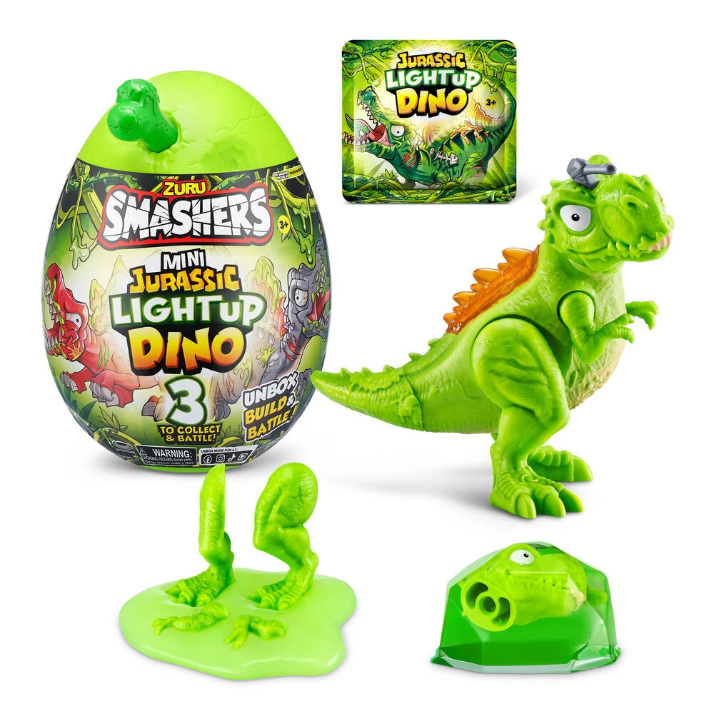 Smashers Jurassic Mini Light-Up Dino ass. 1 stk.