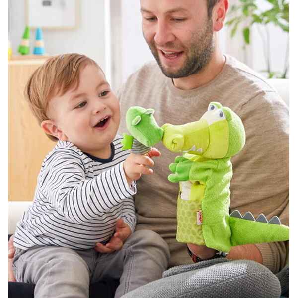 Haba hånddukke, Krokodille med baby