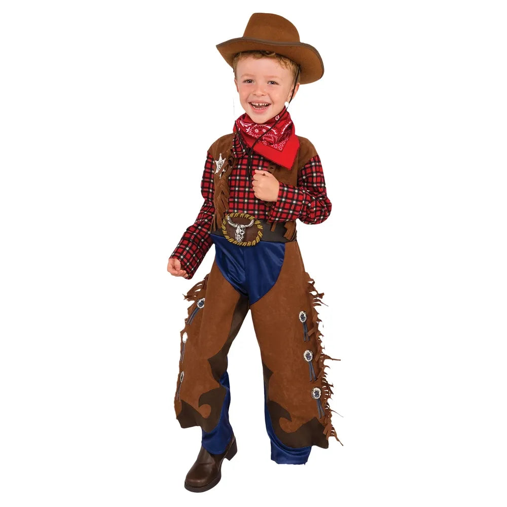 Wrangler Cowboy udklædning inkl. hat str. 3-8 år