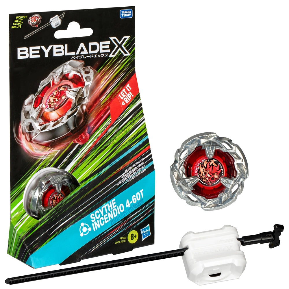 Beyblade X Scythe Incendio 4-60T Starter Pack sæt