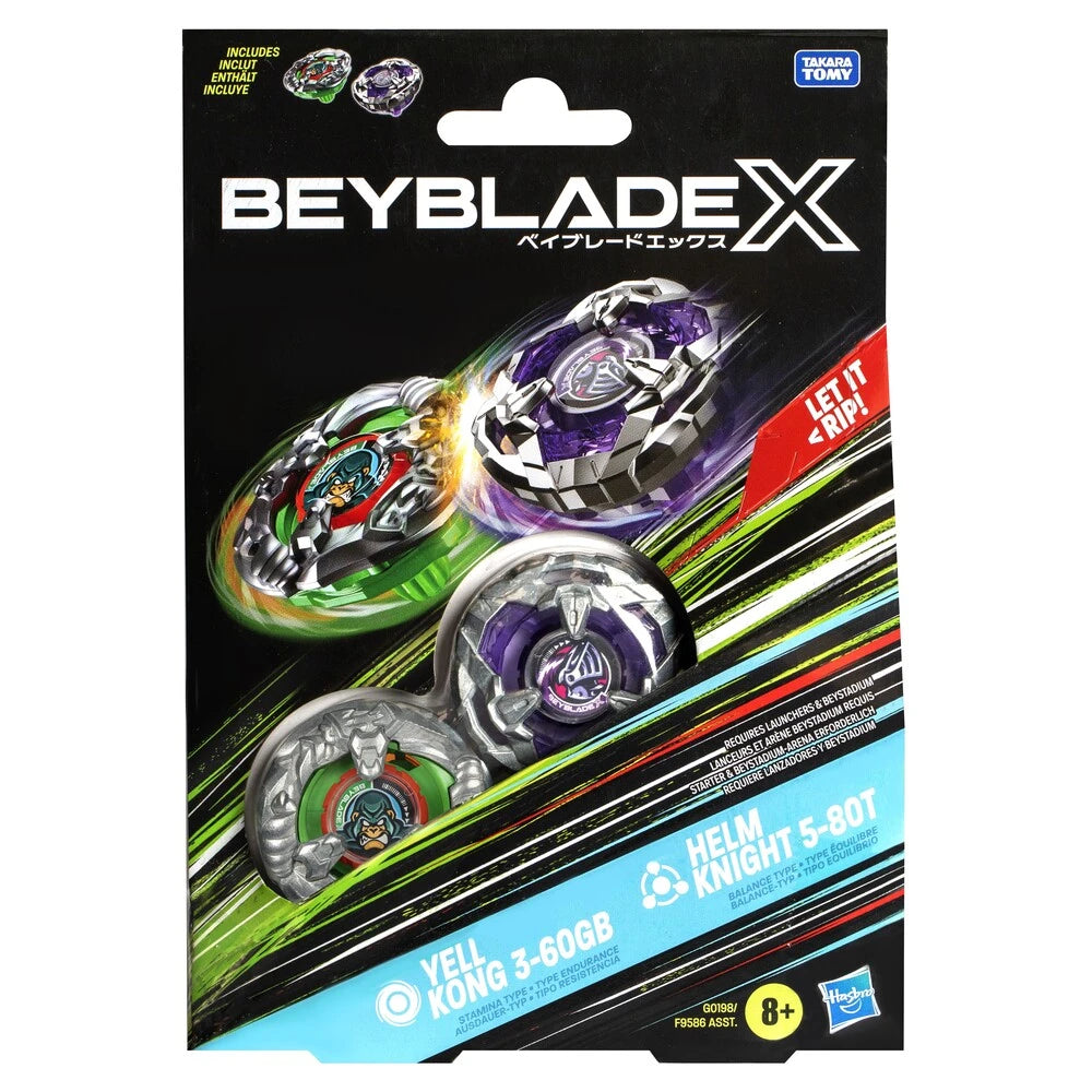 Beyblade X Yell Kong & Helm Knight Top Dual Pack