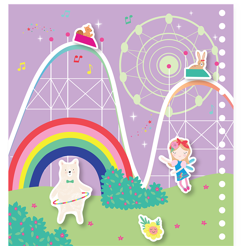 Floss & Rock Magic Multiplay Aktivitetsbog, Rainbow Fairy