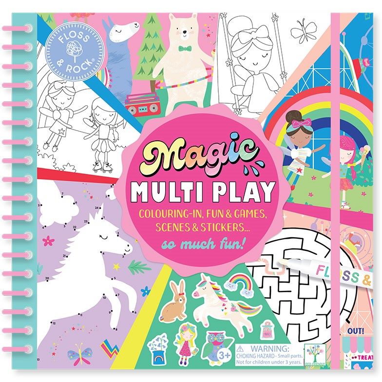 Floss & Rock Magic Multiplay Aktivitetsbog, Rainbow Fairy