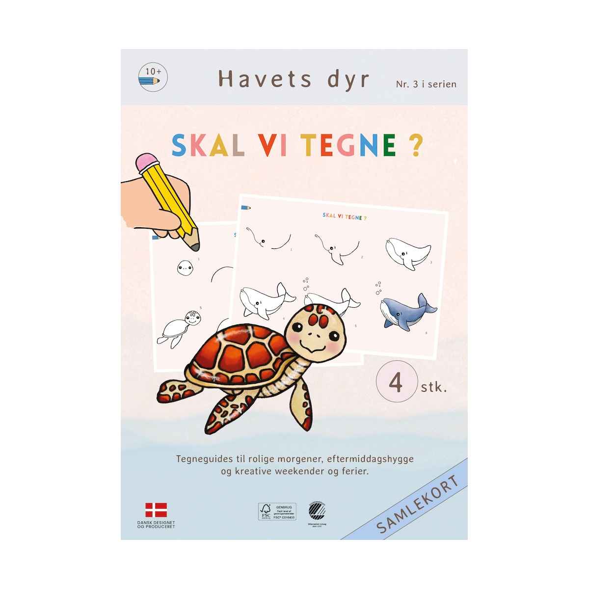 Skal vi tegne nr. 3 Havets dyr, Fra 10 år