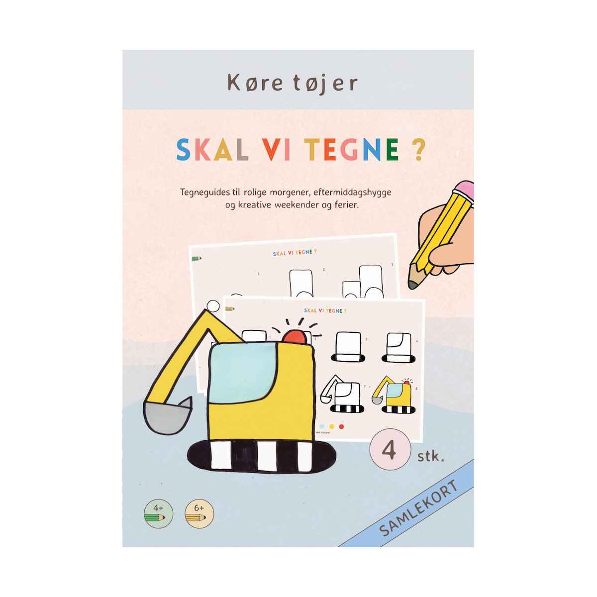 Skal vi tegne nr. 1 Køretøjer, Fra 4 og 6 år