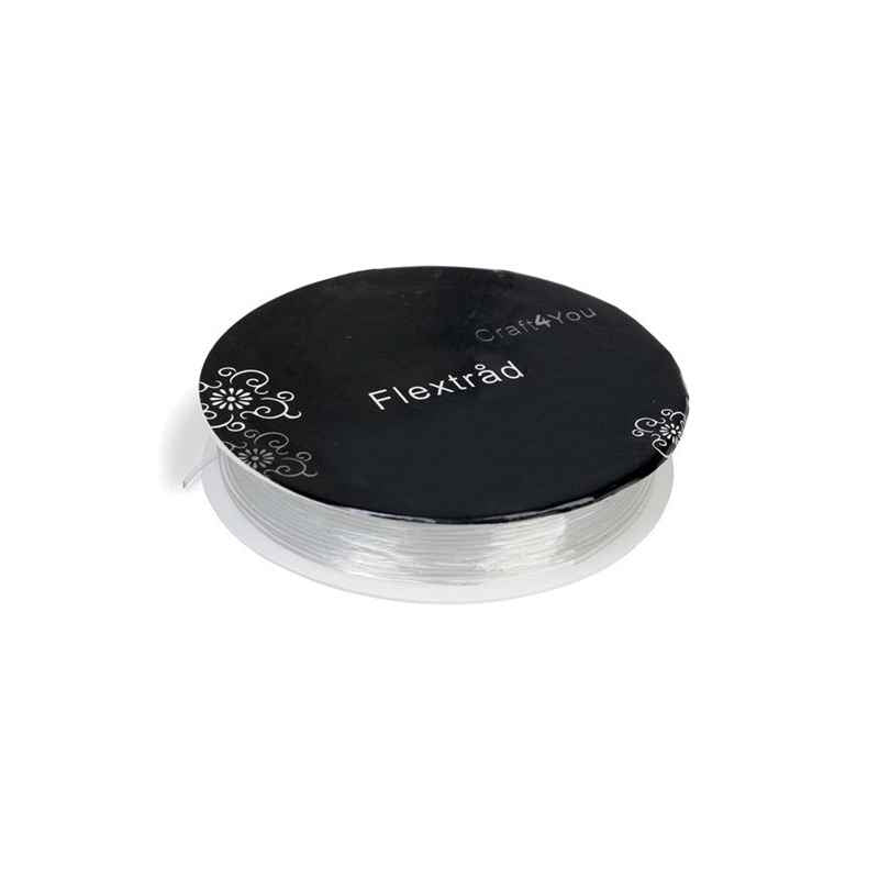 Elastiksnor 0,8 mm / 8 m, Transparent