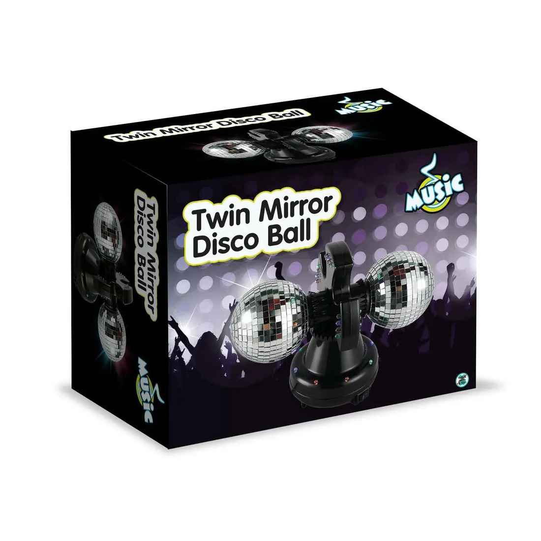 Twin Mirror Disco Ball