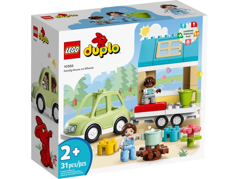 LEGO® Duplo Town Familiehus på hjul 10986