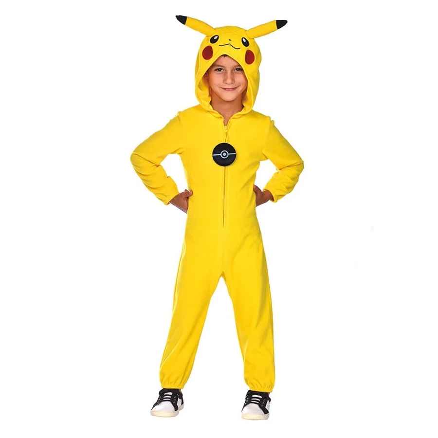 Pokémon Pikachu kostume str. 4-6 år